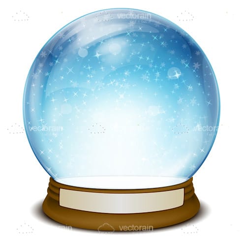Transparent Snow Globe